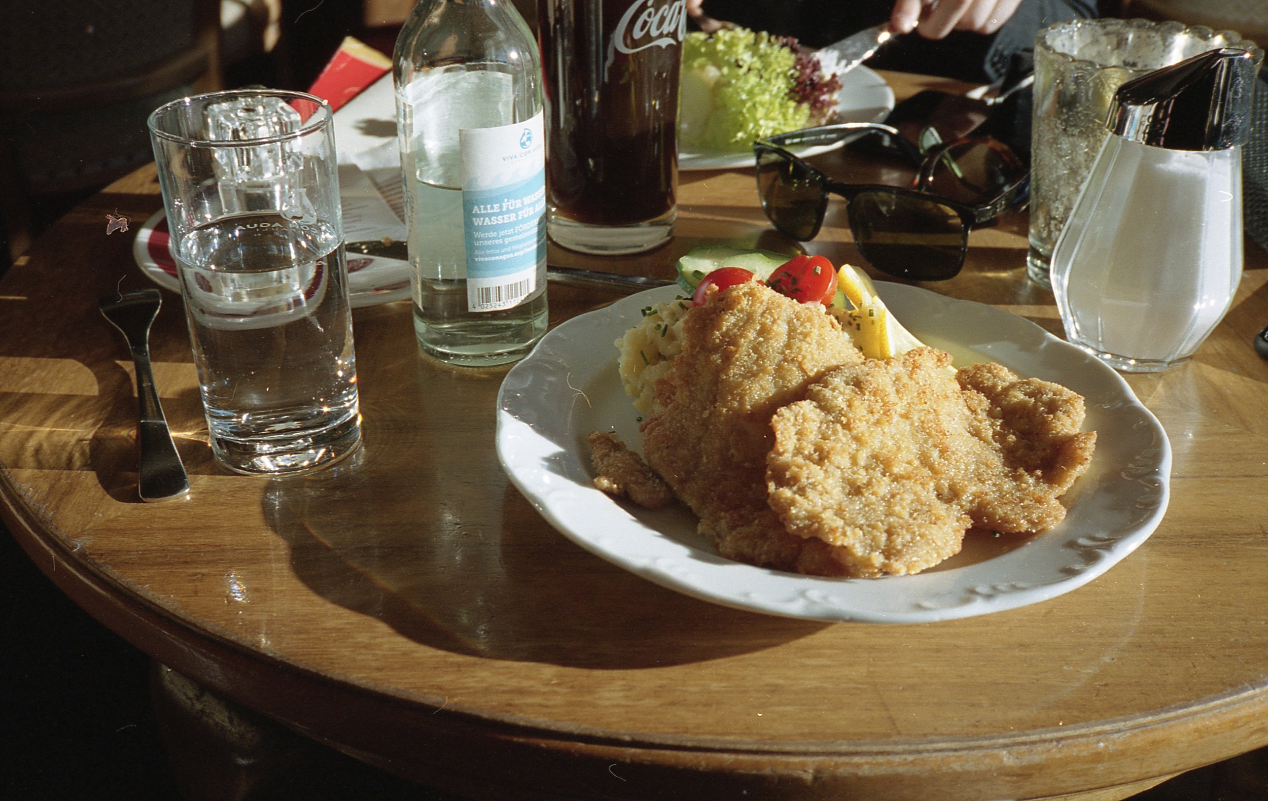 Classic schnitzel in Garmisch. 
