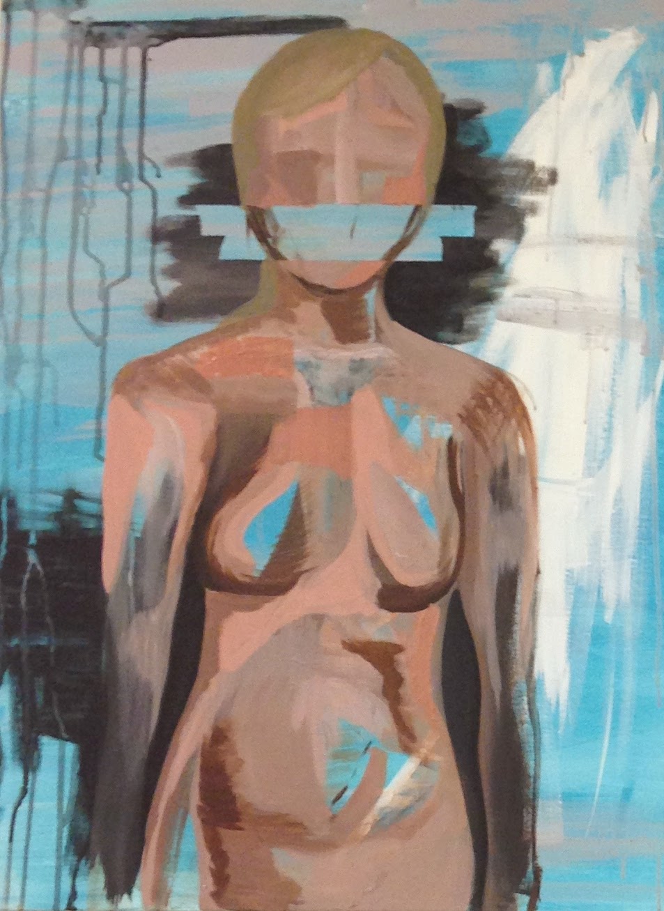 Like Ancient Bruises, Acrylic on Canvas, 2014