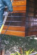 SARAClean being used to clean Cedar