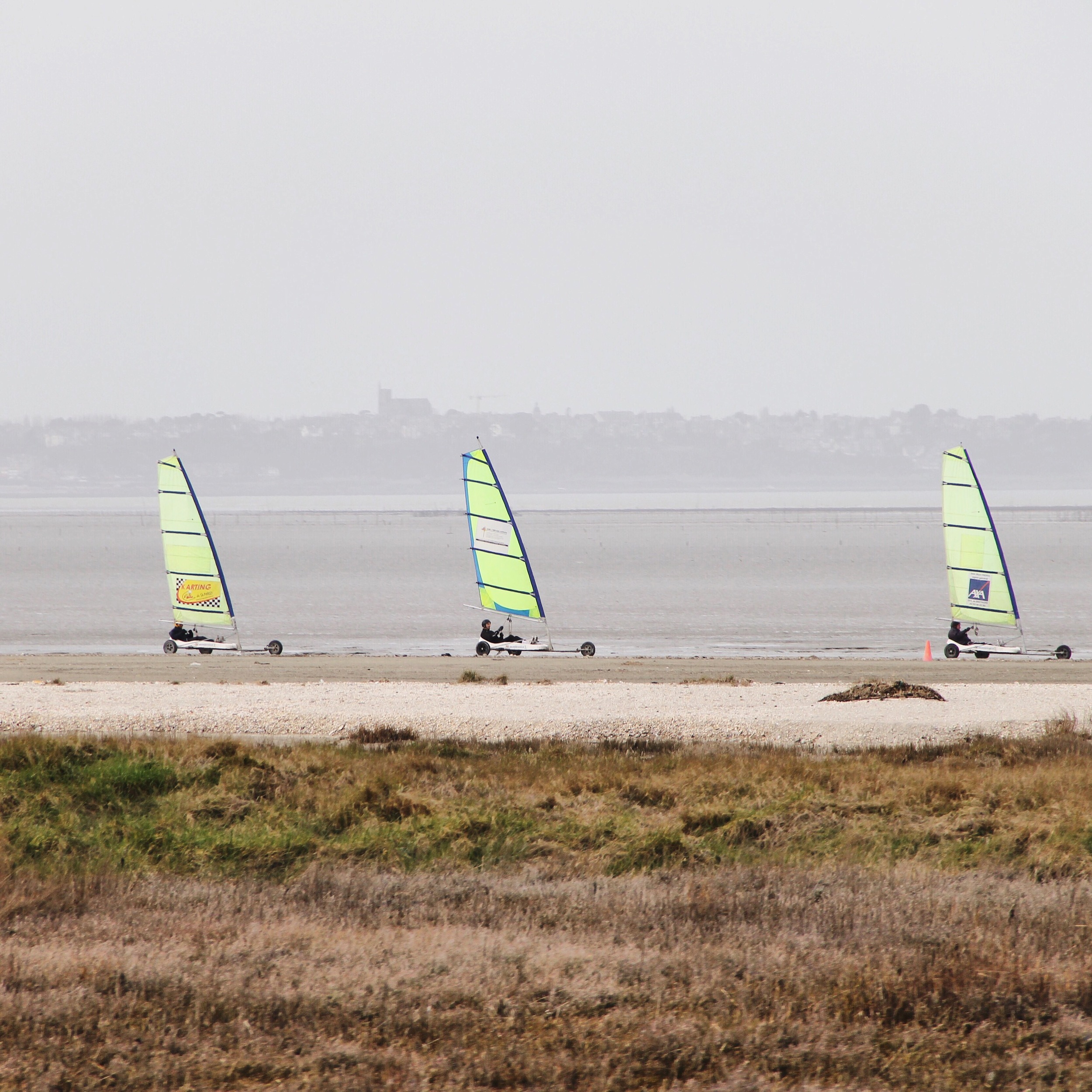 Wind boating along the coast from Mont St Michel to Cancale