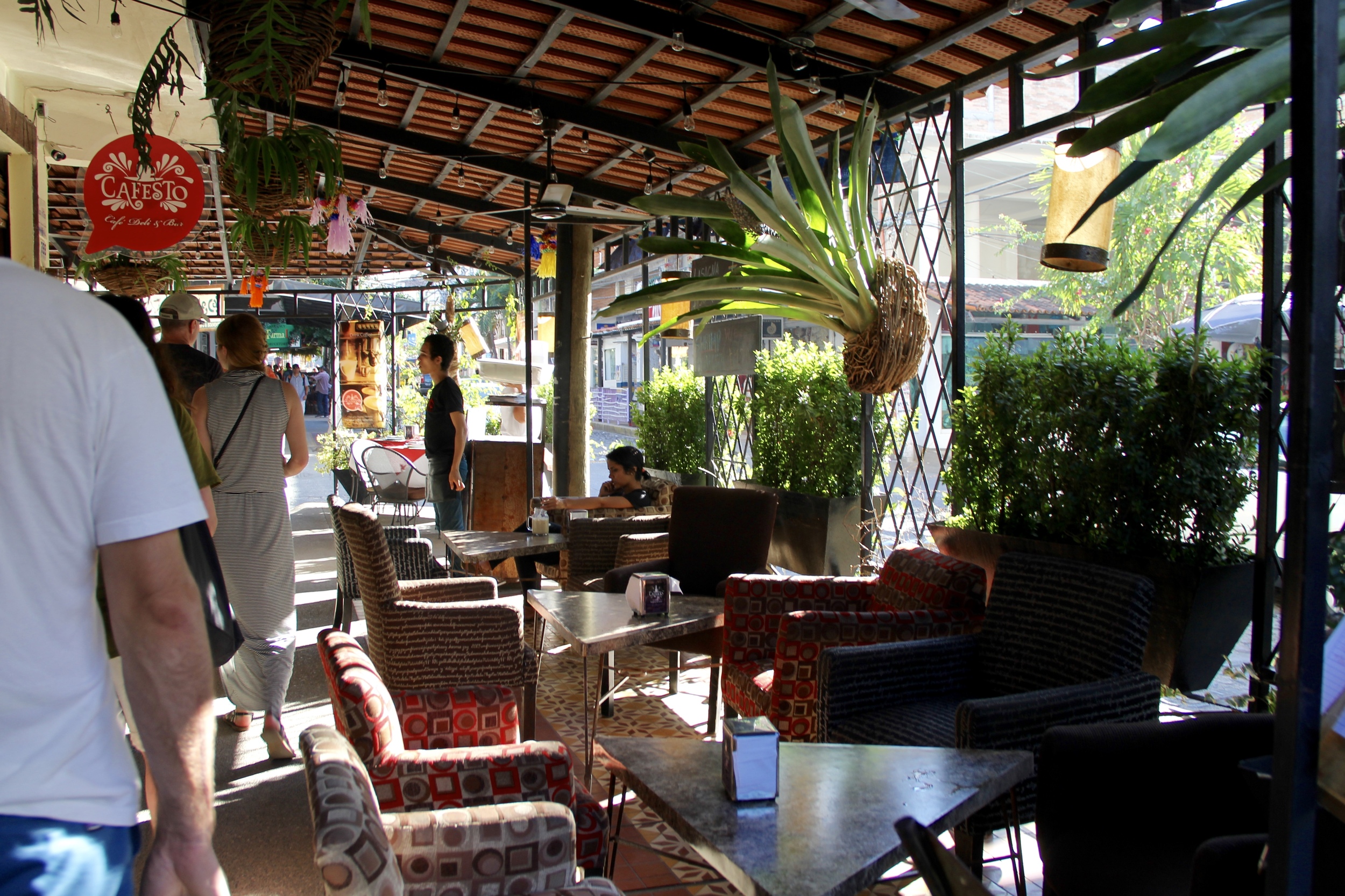 One of the many restaurants in Viejo Vallarta