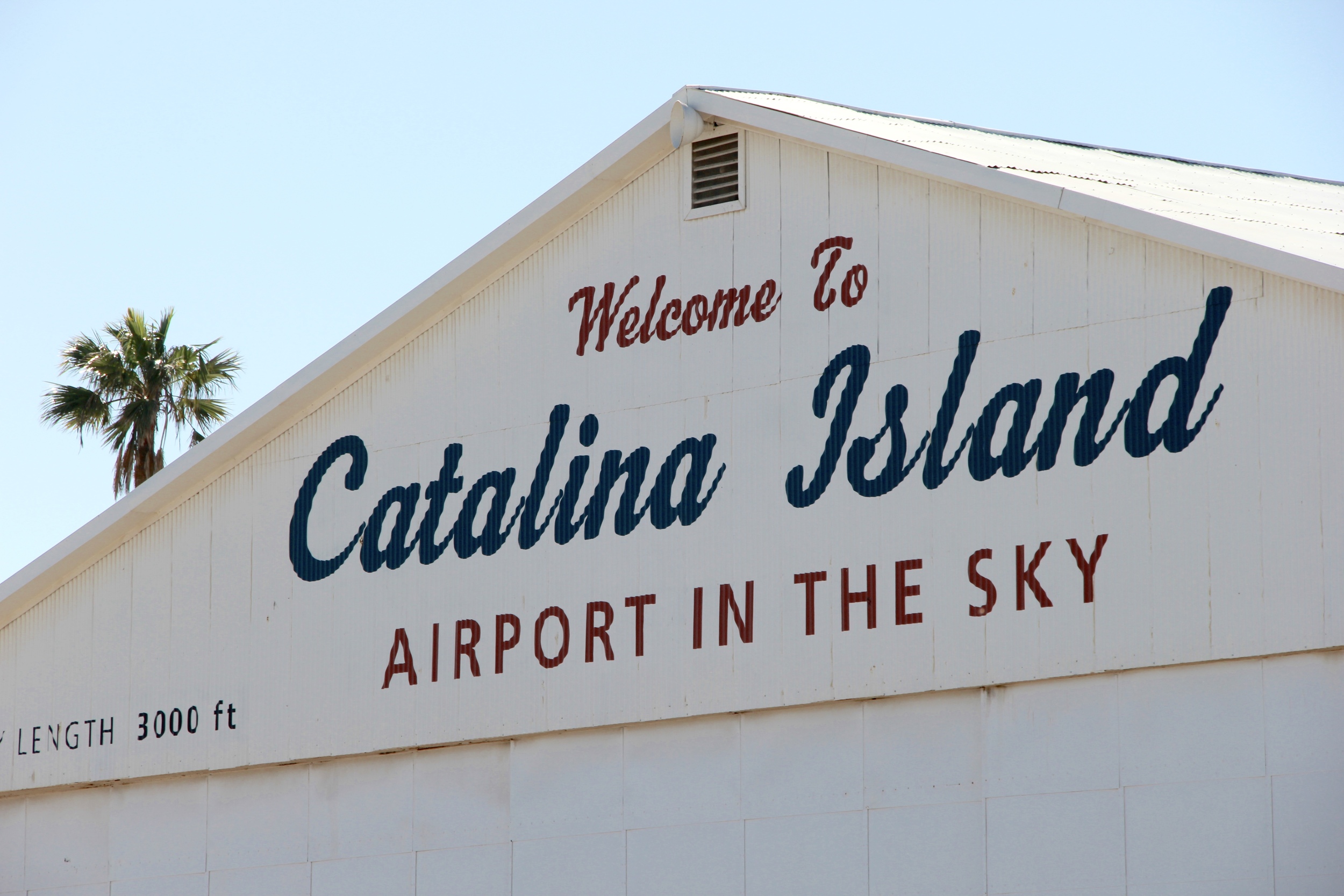 early stop on day 2: catalina airport