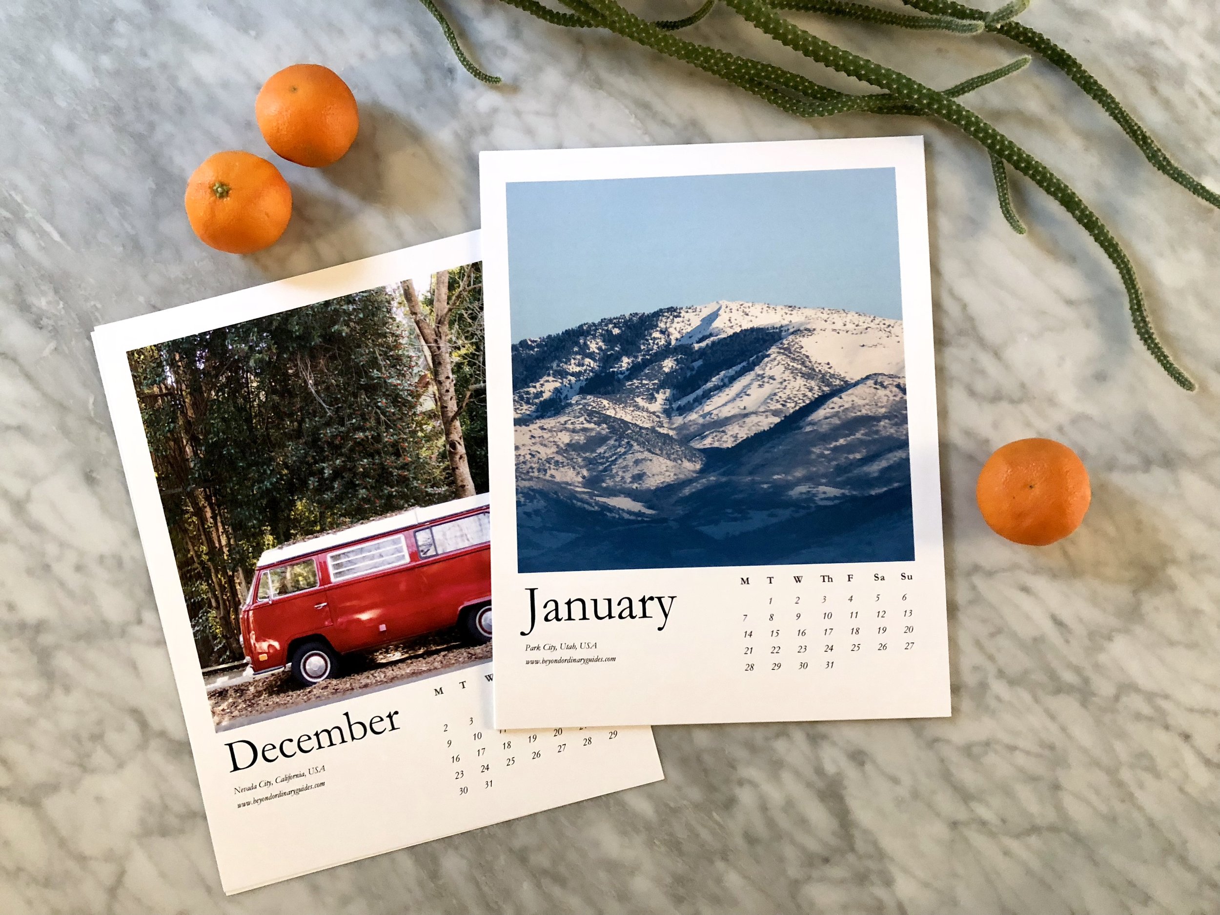 Beyond Ordinary Guides' 2019 Calendar