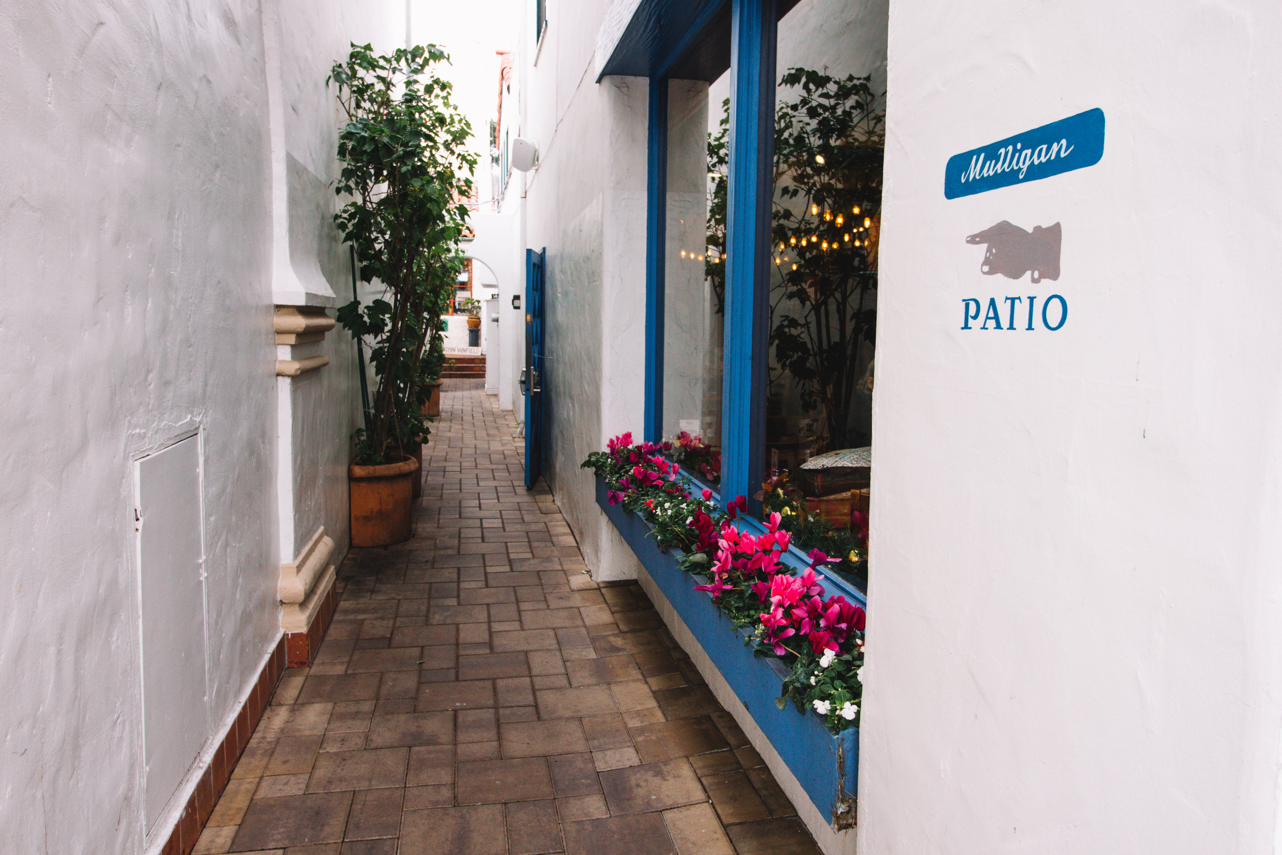 Charming Alley in Carmel, CA