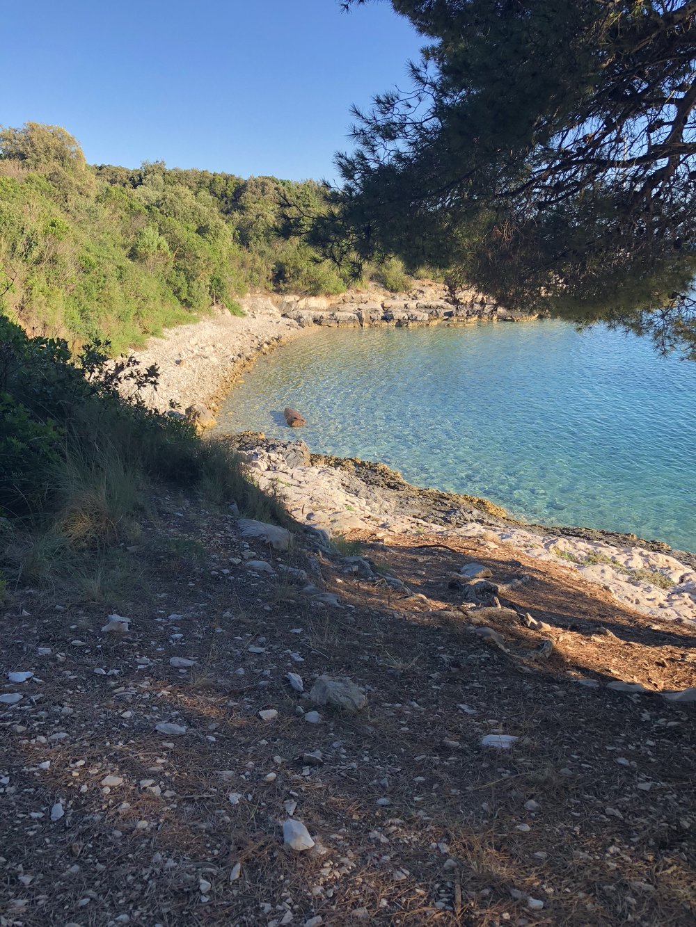 Private beaches, only accessible by boat or on foot