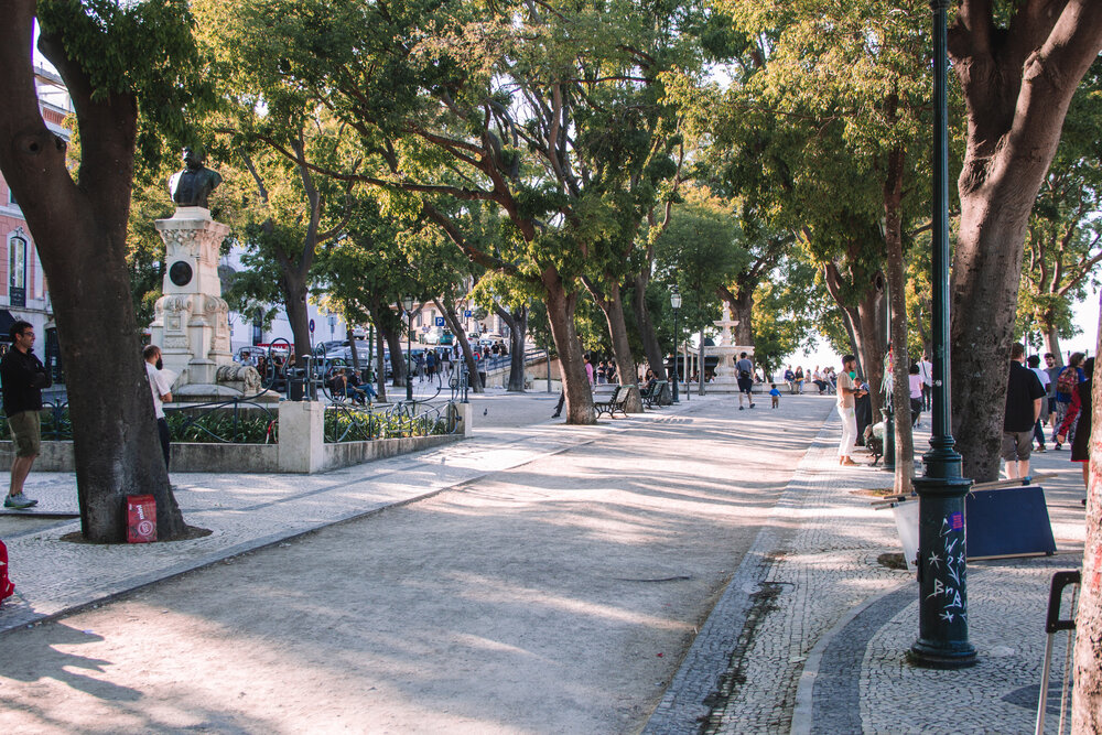 Strolling the streets of Lisbon