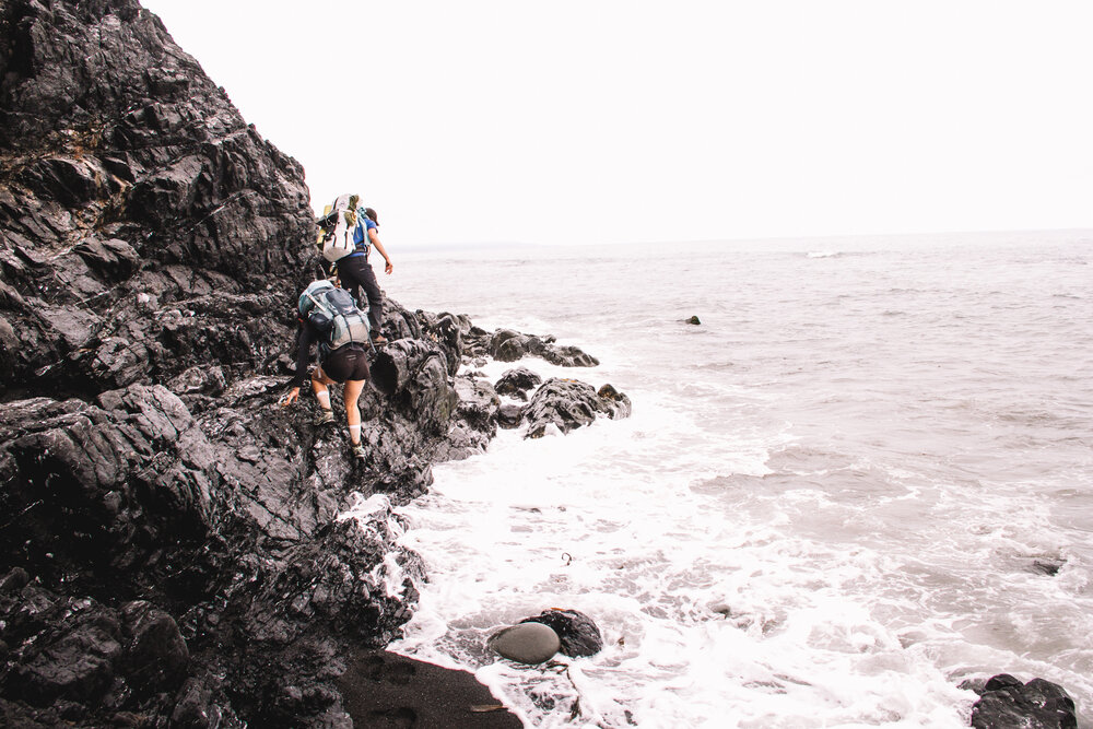 If you don't plan your hike right, tides can catch you in dangerous situations on the Lost Coast Trail!