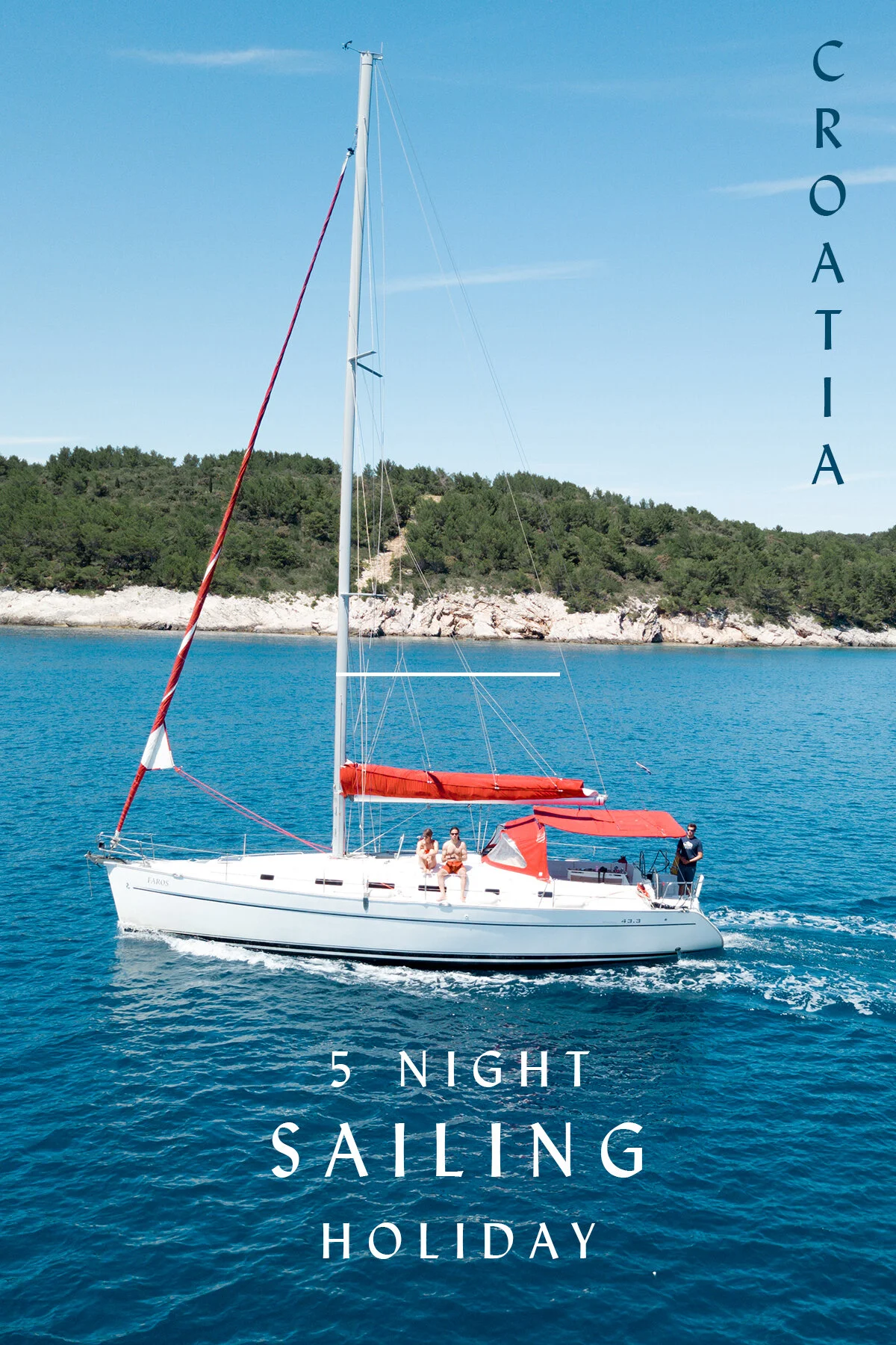 Sailing Croatia from Dubrovnik to Split 5 Nights on Faros, a 43