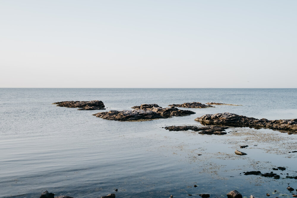 Blue seas of Denmark