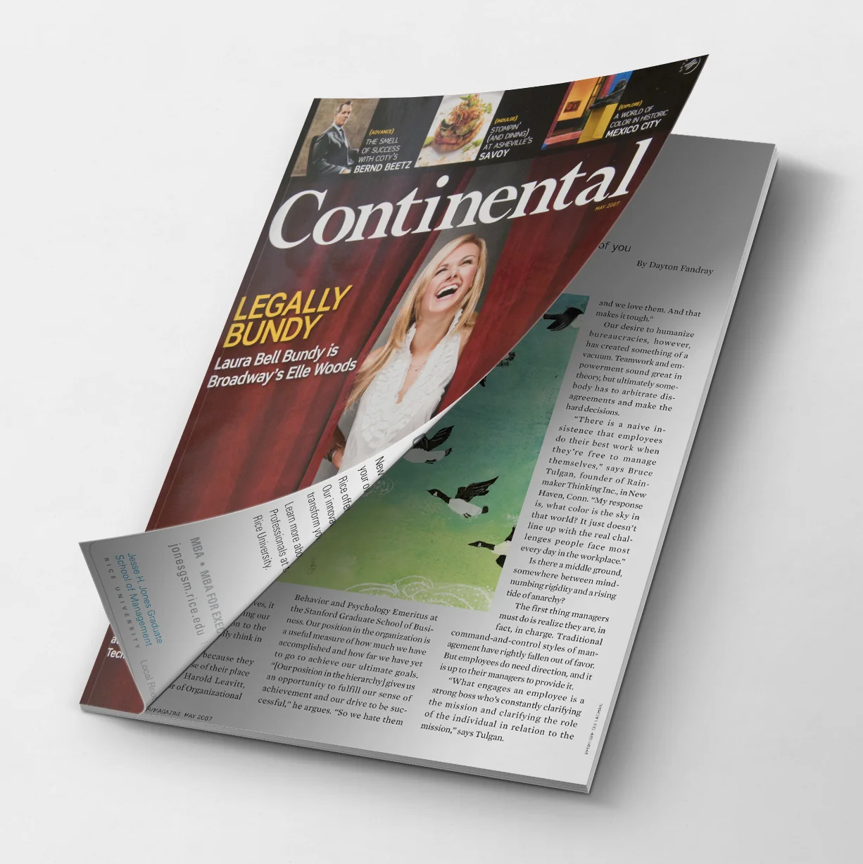 Continental Airlines Magazine