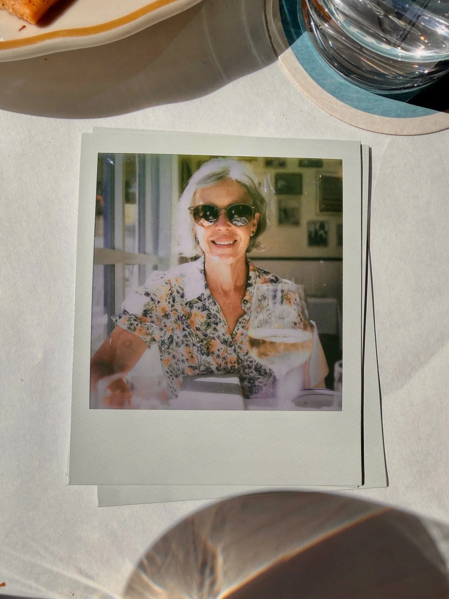 Lunch with my sunshine ☀️ 
#polaroid #lunch