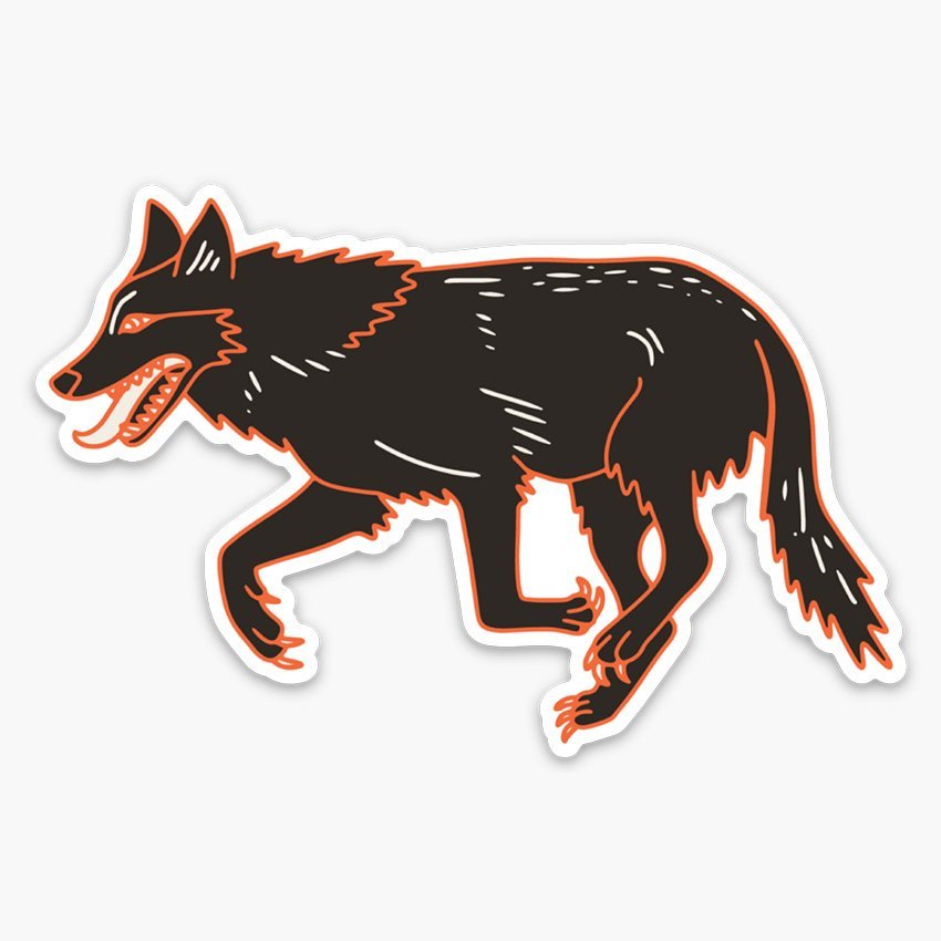 Gray Wolf Sticker