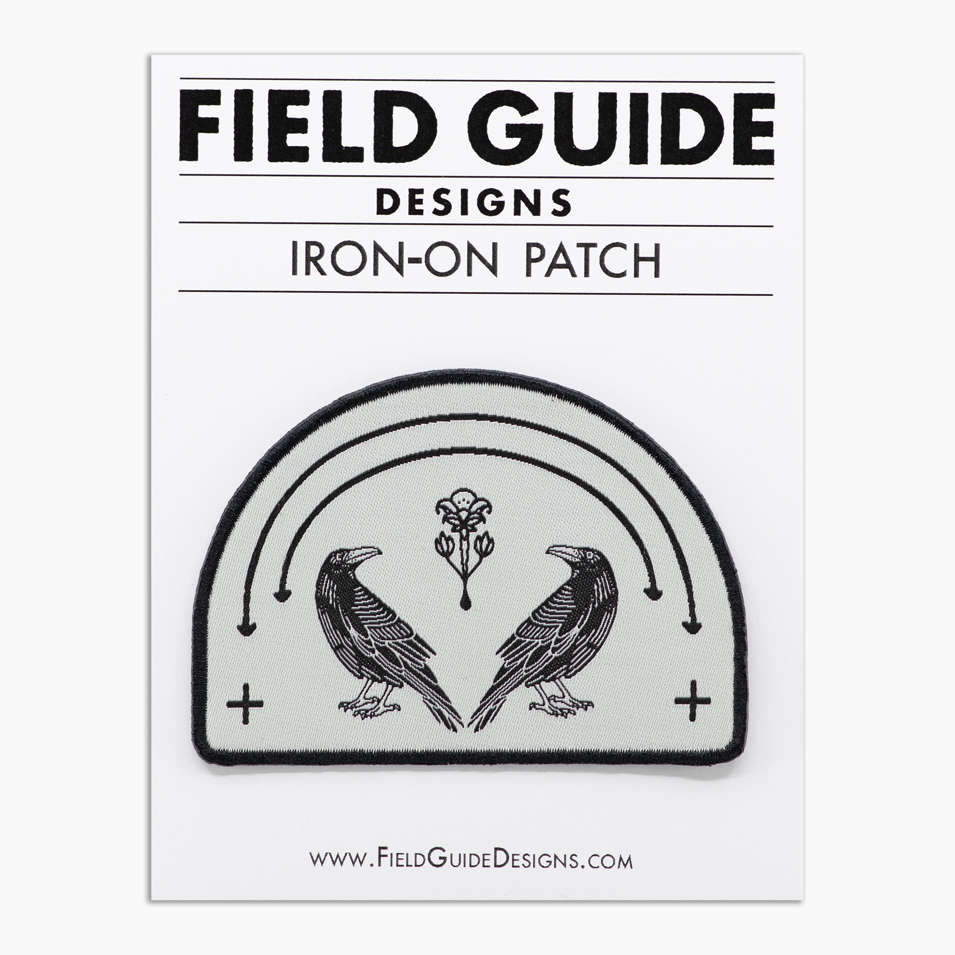 Raven Iron-On Patch