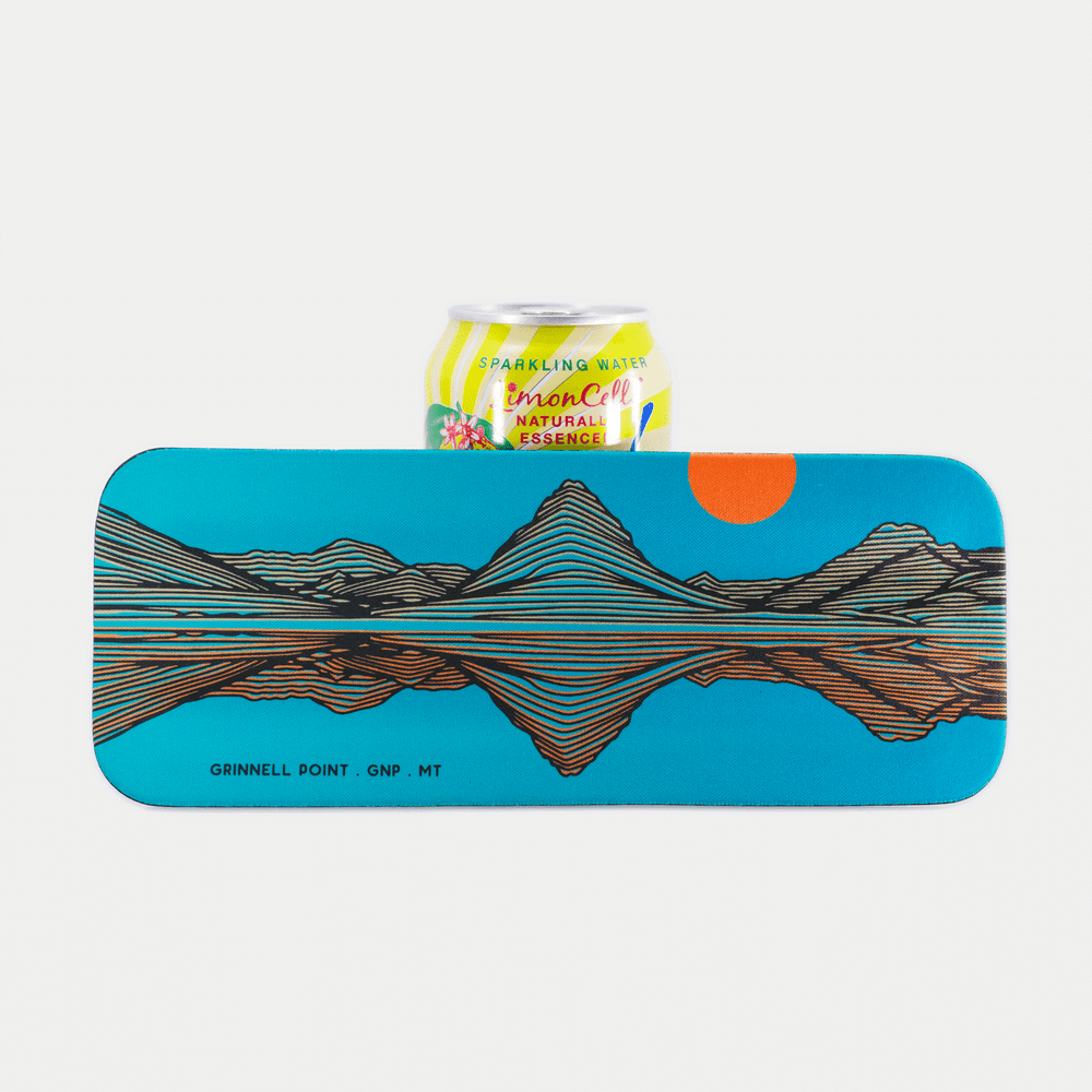 Grinnell Point, Glacier National Park, Montana Slap Koozie — FIELD