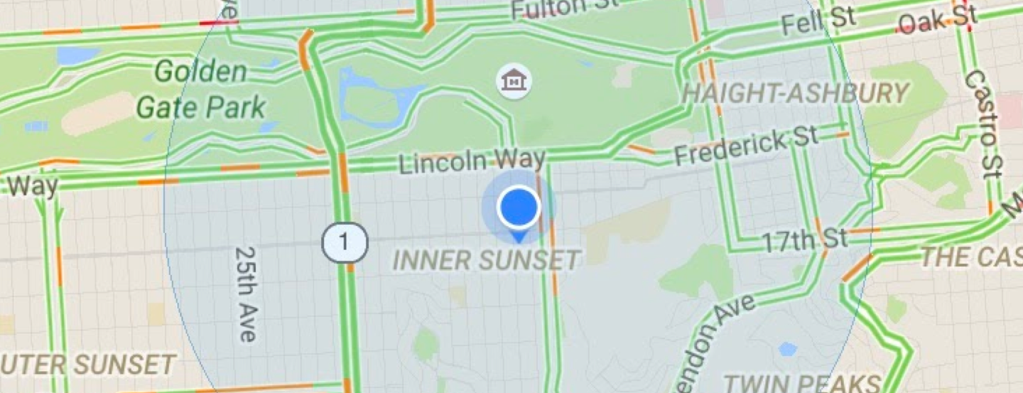 indgang nøgle accent Google Maps Blue Dot — Kacey Ballard