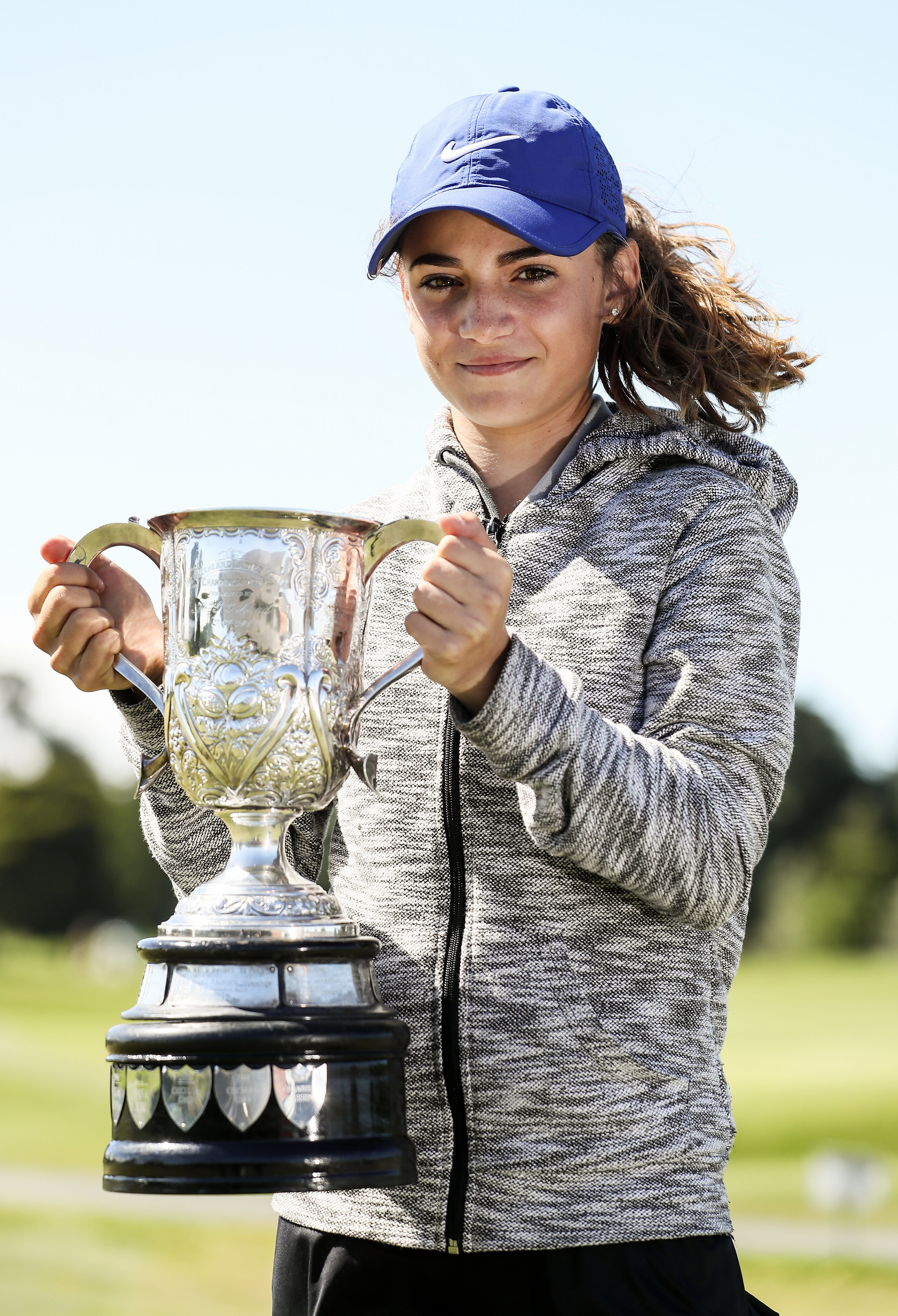 — in Pacific Brunotti Silvia Zealand New adds Amateur 14-year-olds Golfer record to NZ of
