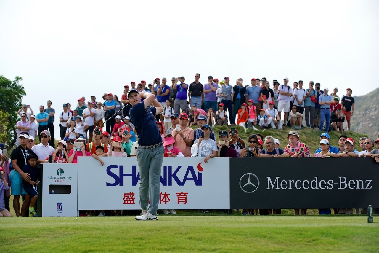 Nick Voke on his way to victory in the Clearwater Bay Championship in China PHOTO PGA TOUR Series China Zhuang Liu