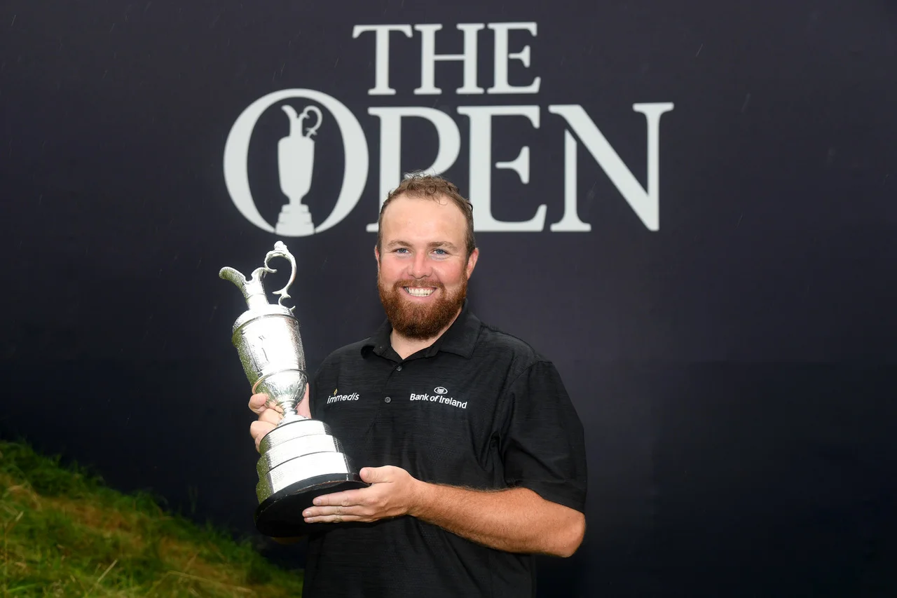 Shane Lowry with one of the most prized trophies in golf, the claret jug. Photo credit R&A.
