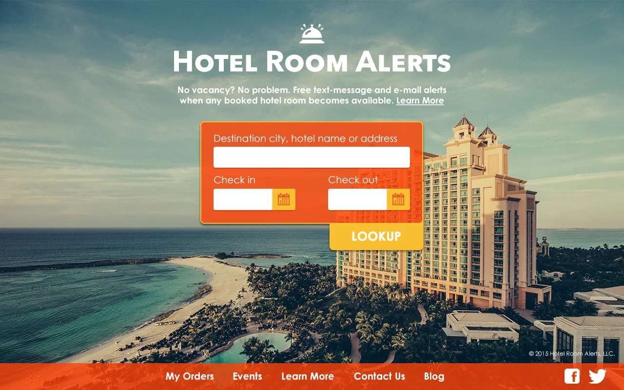  Homepage redesign for a small travel agency.&nbsp; 