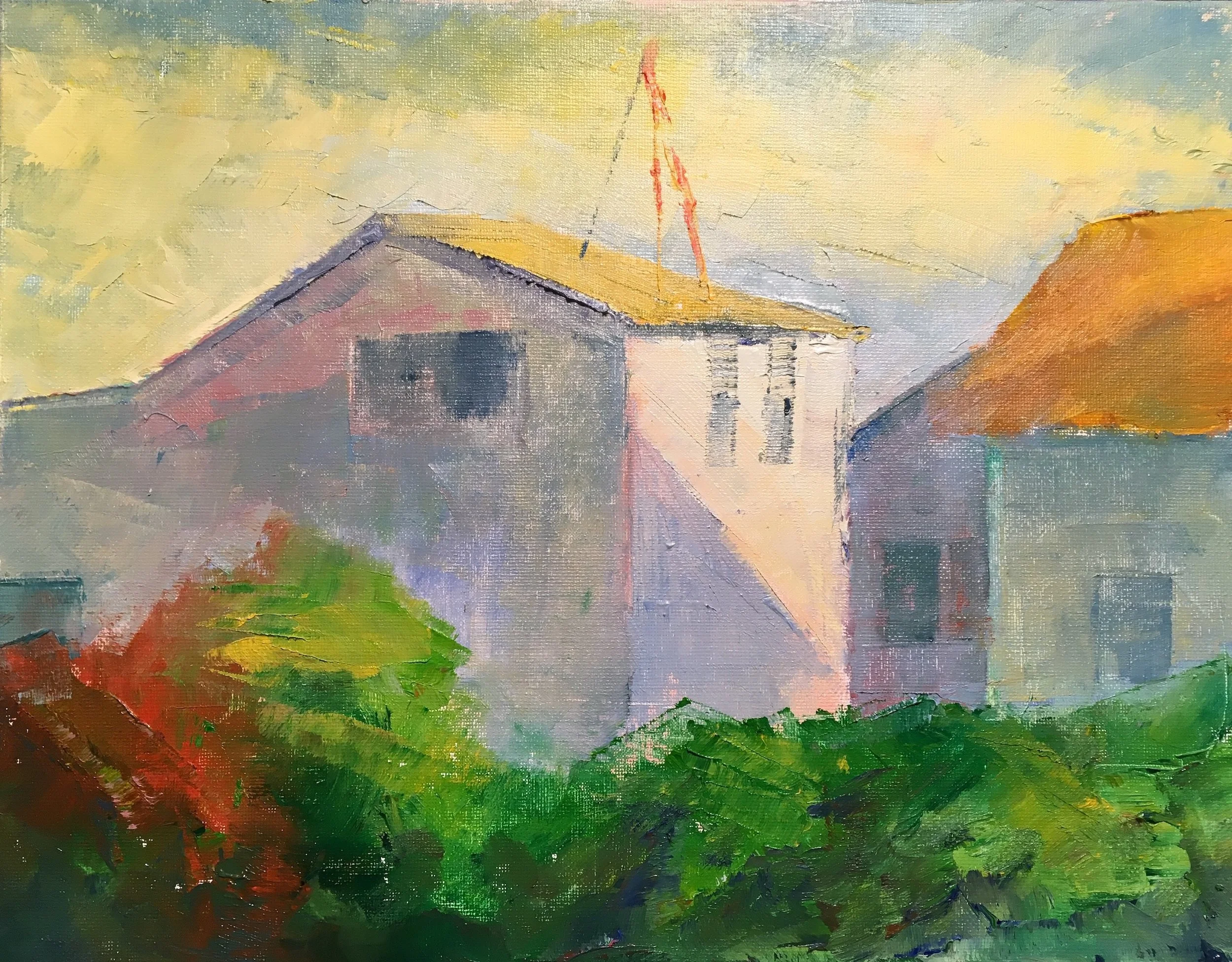 North Truro Afternoon Light 11”x14” Oil on Canvas 5 August, 2019