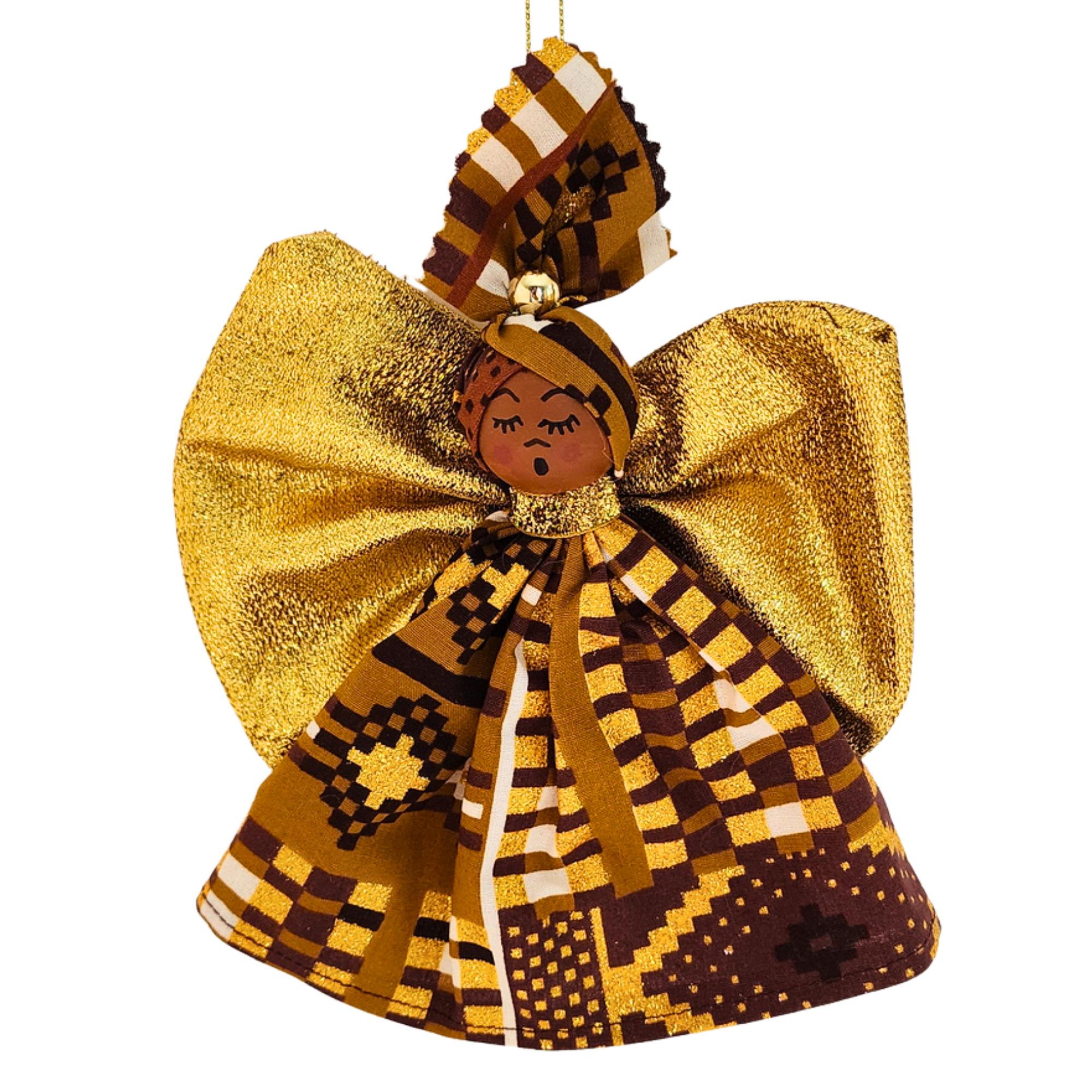 African American Angel Ornament - 864