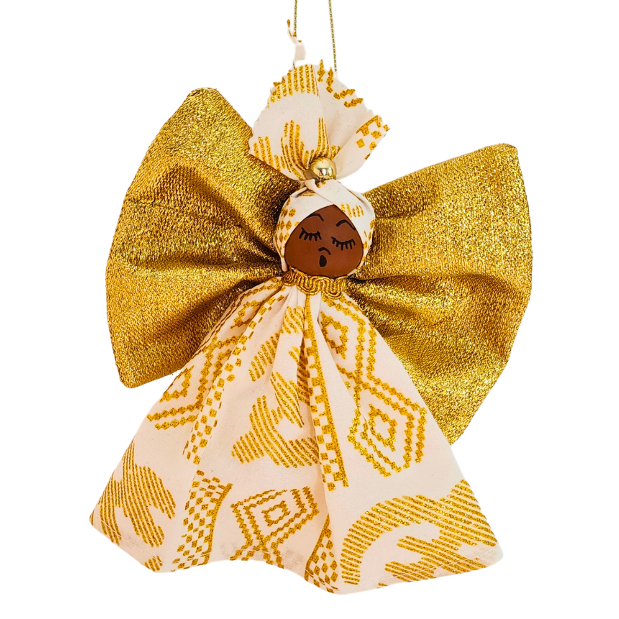 African American Angel Ornament - 868