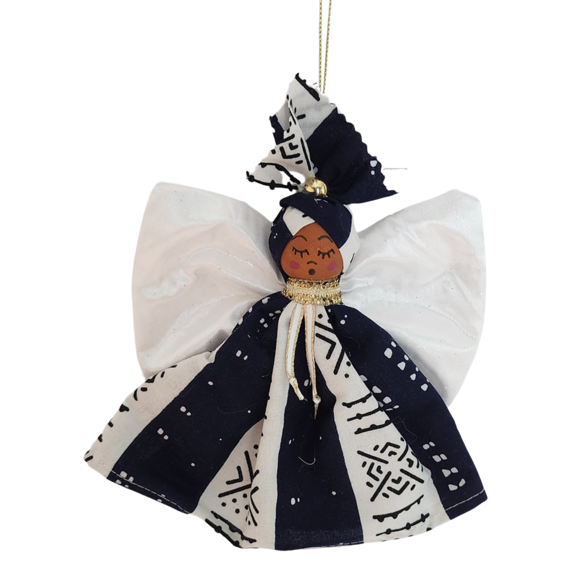 African American Angel Ornament - 867