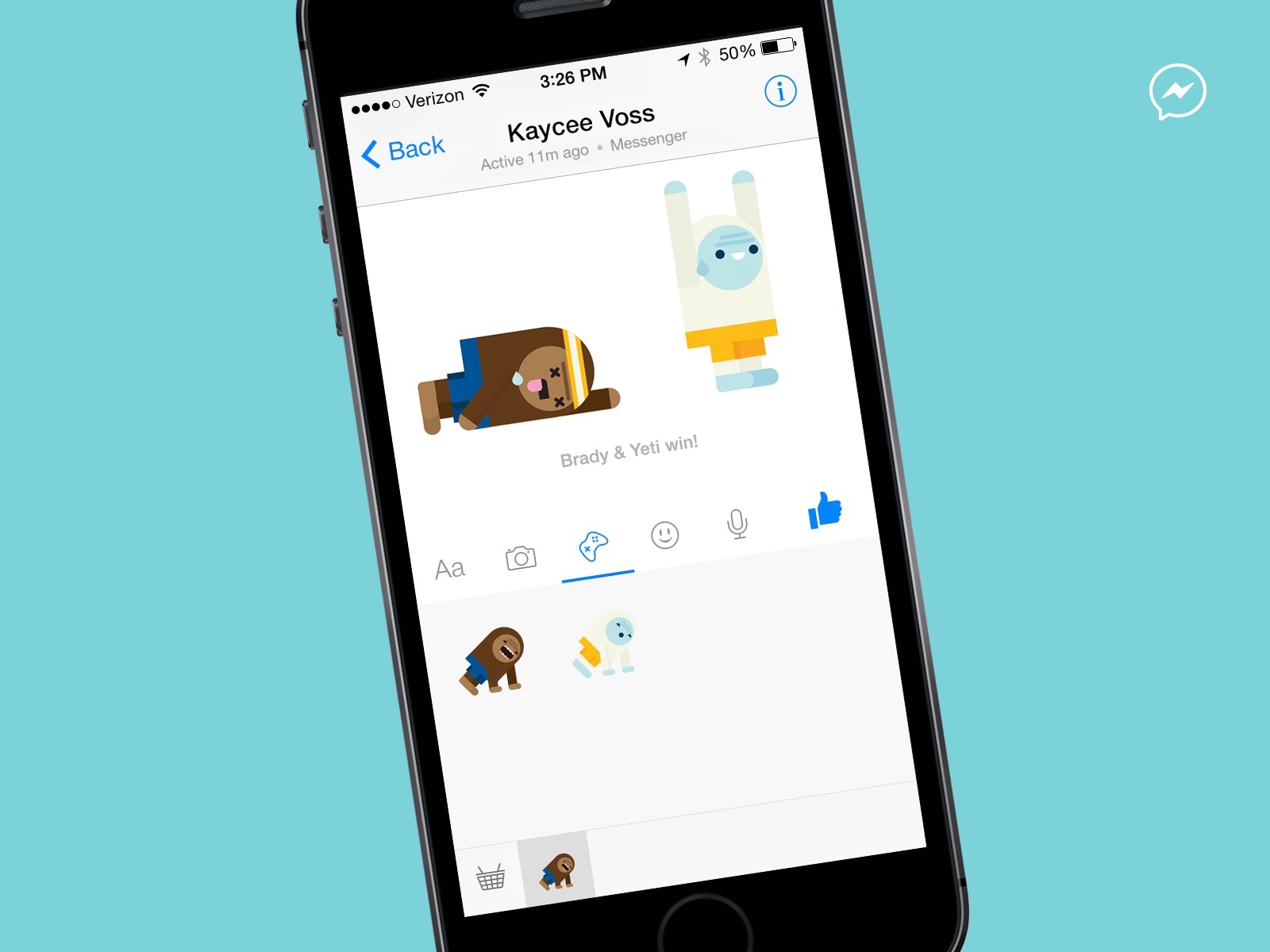 Facebook Messenger: Interactive Stickers &amp; Games