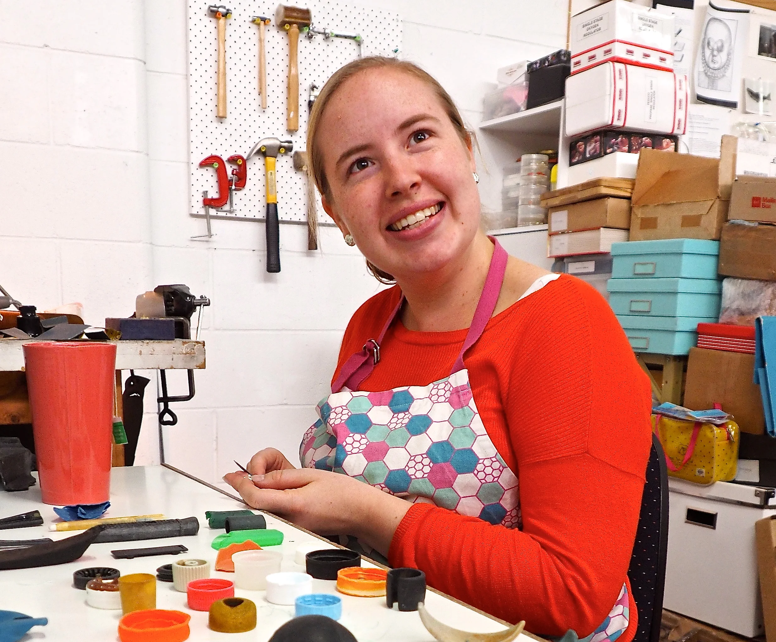 My new profile picture for the Gray Street Website taken by the lovely Catherine Truman. I believe I am getting excited about plastic.