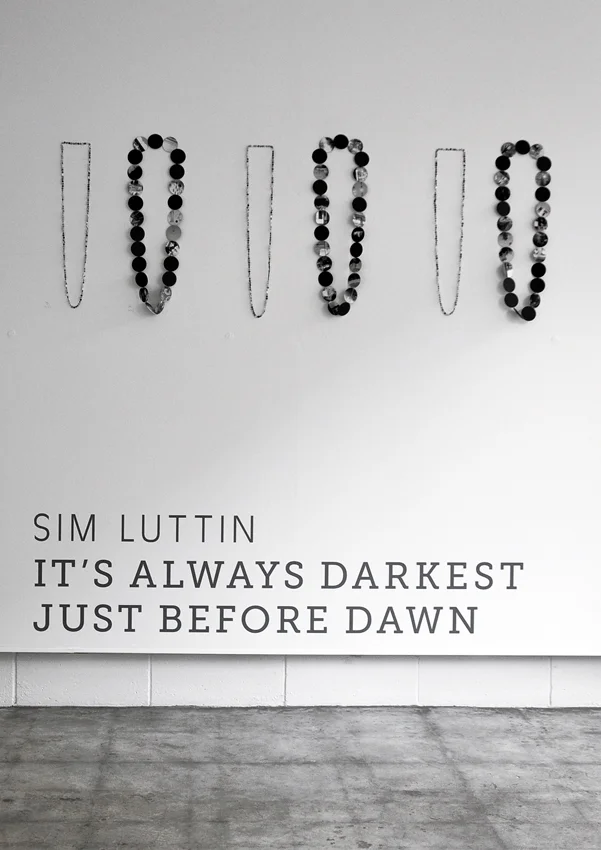 Sim Luttin, Installation, Gray Street Workshop, 2015. Photographed by Artist. Reproduced with permission of artist.