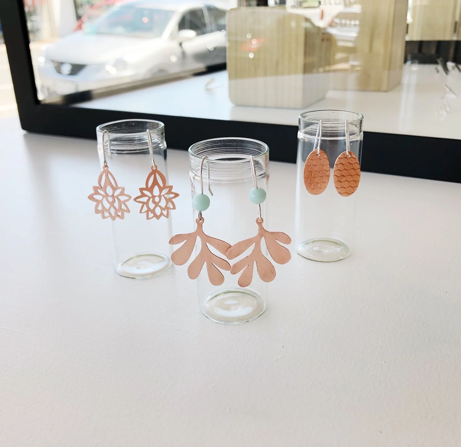 Examples of the wonderful goodies you might like to create during my one day class, Make Your Own Earrings .