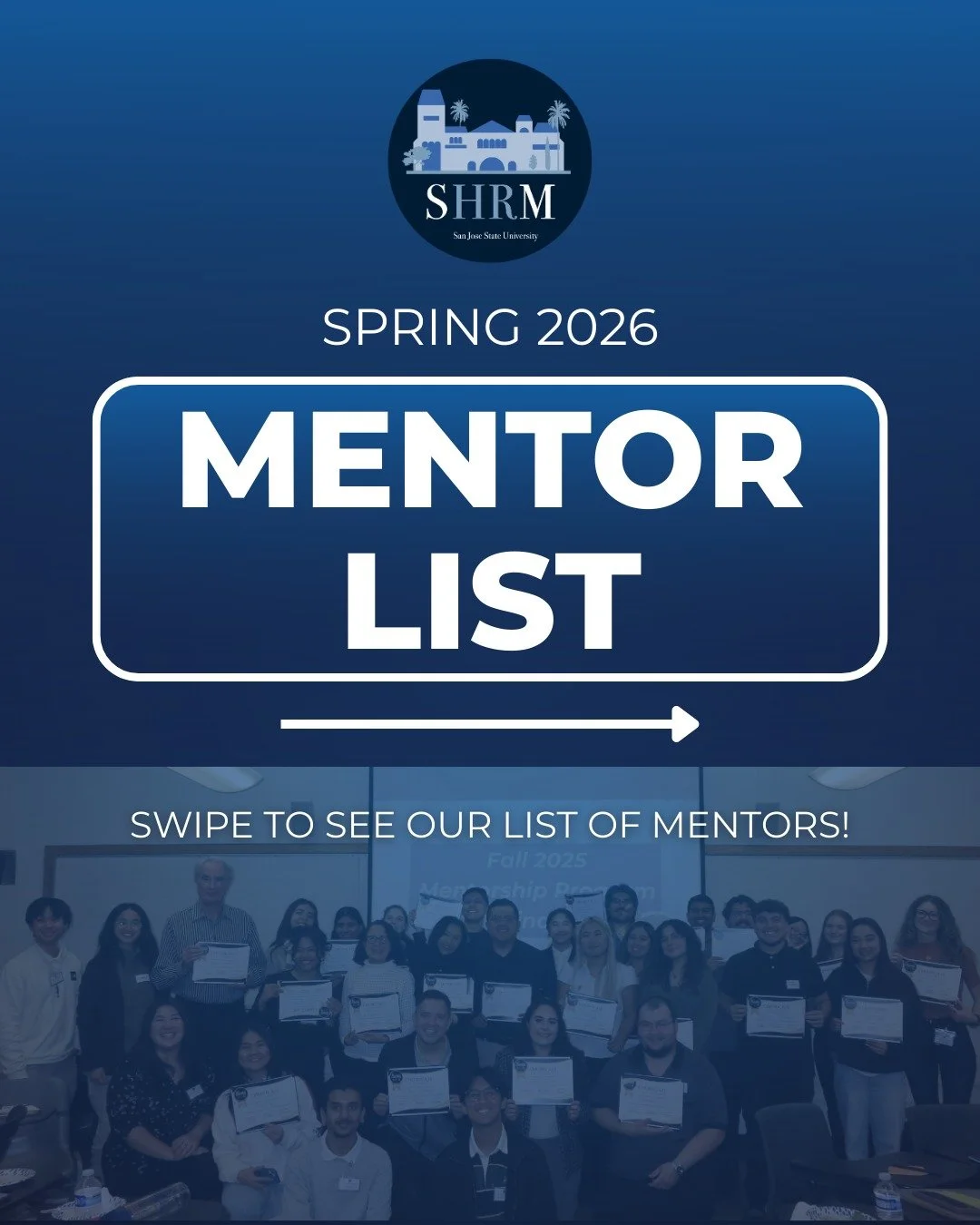 ✨ Meet Our Spring 2026 Mentors ✨

We&rsquo;re excited to introduce the HR professionals who will be guiding students through our 6-week Mentorship Program this semester.

Before submitting your application, we encourage you to take a few minutes to r