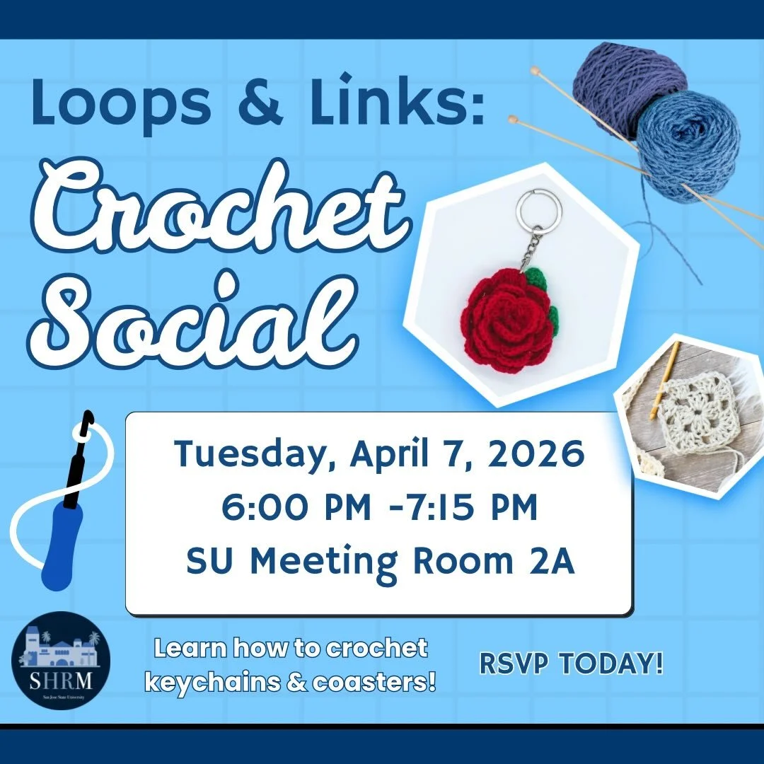What better way to transition back into school from the spring break with a little bit of arts and crafts? 🎨&nbsp;

Whether you are an experienced crocheter or a first-timer, come join us and make fun keychains or a functional coaster alongside with