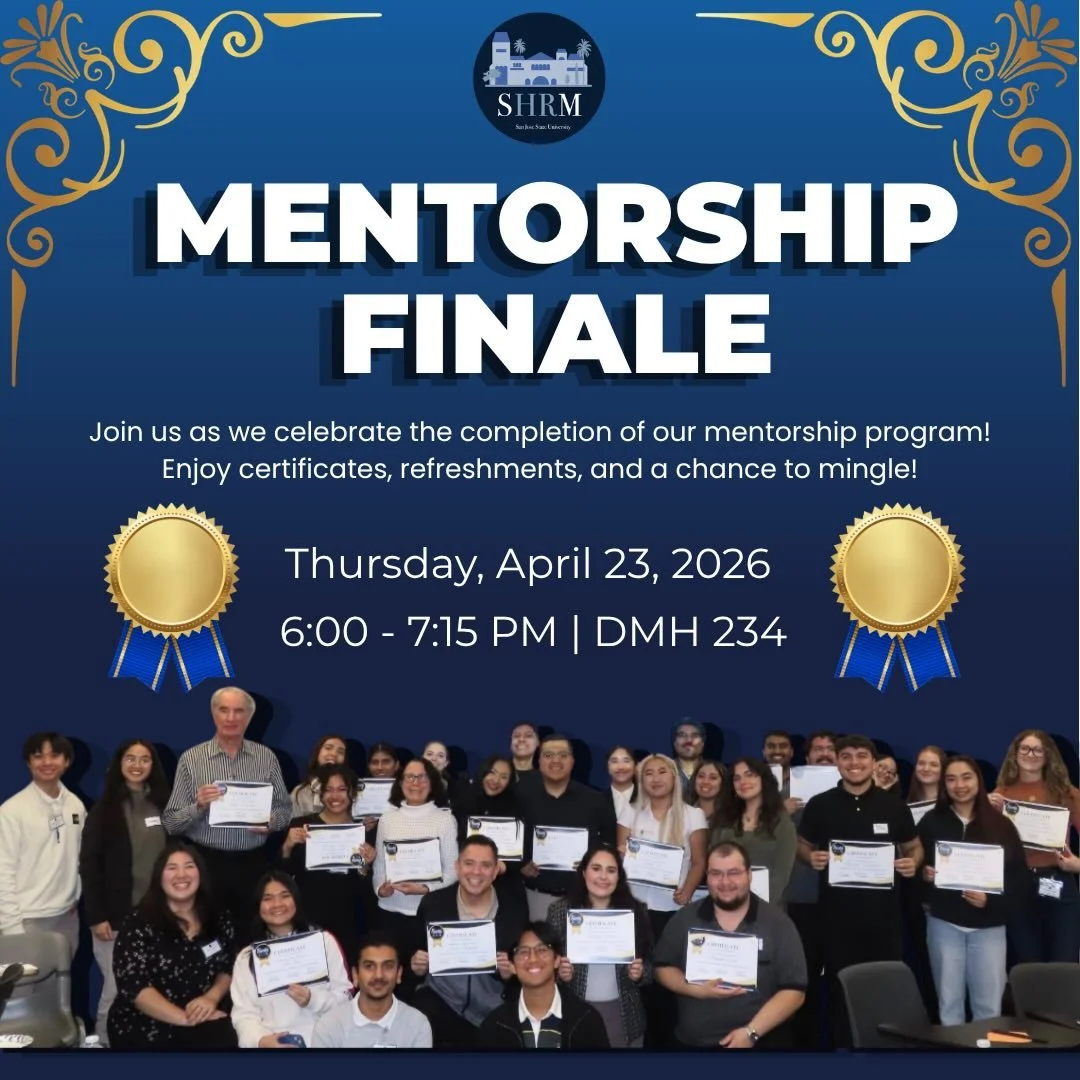 Join us as we celebrate the completion of our Mentorship Program and the amazing growth of our members!

You do not need to be part of the mentorship program to attend, as this is a great opportunity to network and wrap up the semester by celebrating