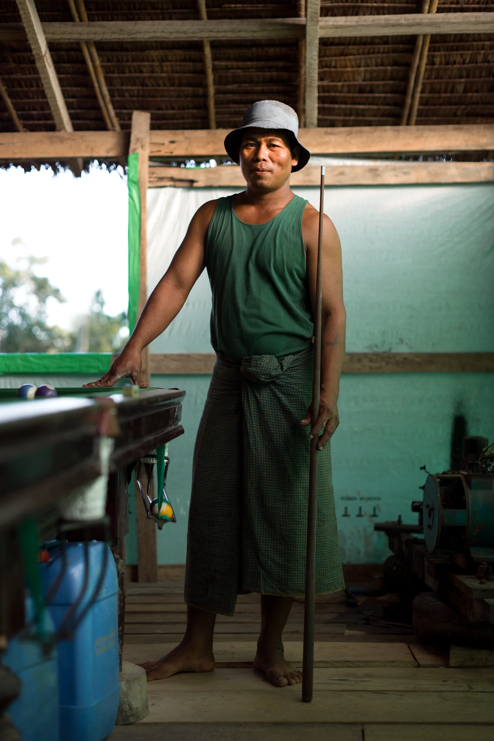 Pool Player, Chaung Tha Beach