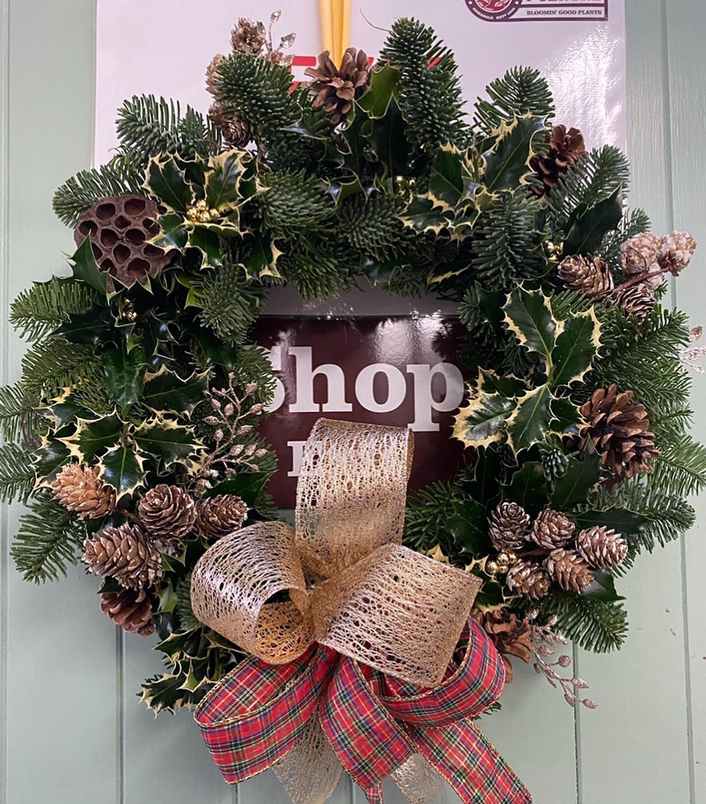 ***. Christmas Wreaths ***

We have started taking orders for our  handmade wreaths and would urge customers to place orders soon particularly if something specific is required.

Remembrance wreaths will be available in three sizes - small, large and