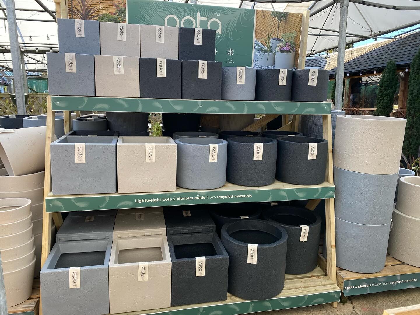 Lots of pots! 
As always, we have a large range of ceramic pots to choose from, great for decorating both the garden and in the home. #millgardencentre #ceramics #pots #gardendesign #gardeninspiration #aptapots #garden