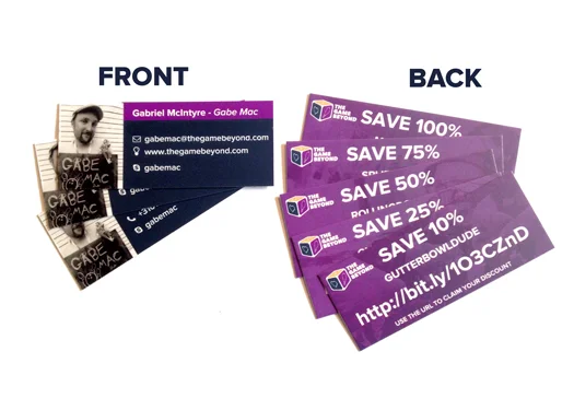 Gamification of Business Cards