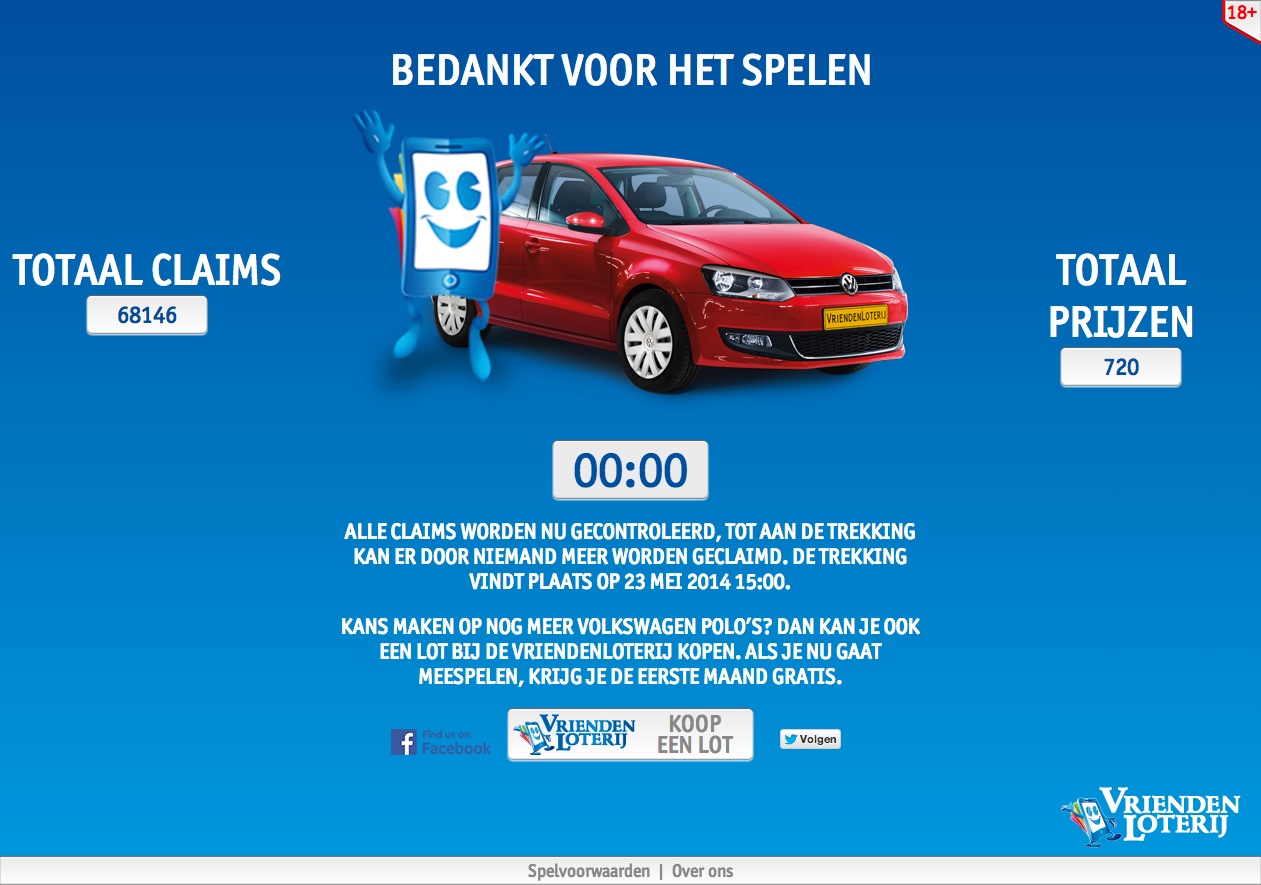Vrienden Loterij Sweepstakes