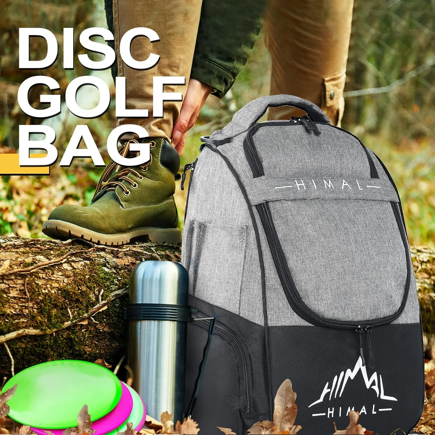 Disc Golf Bag Holds 22+ Discs