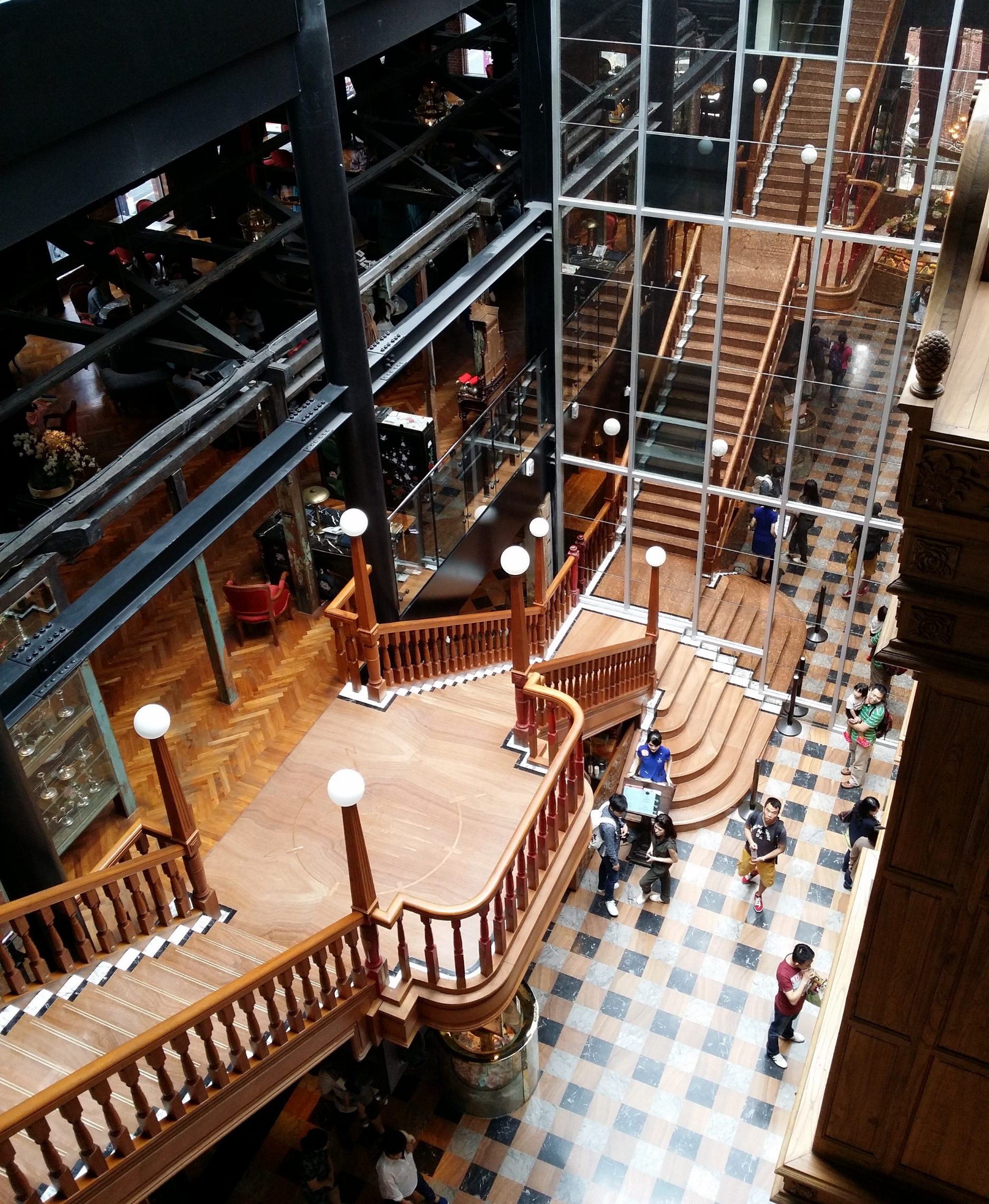 Interior view of the new cake shop and restaurant