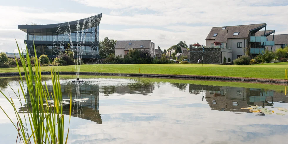 Chris Cook performing magic at the Carus Green Wedding Fayre in Kendal
