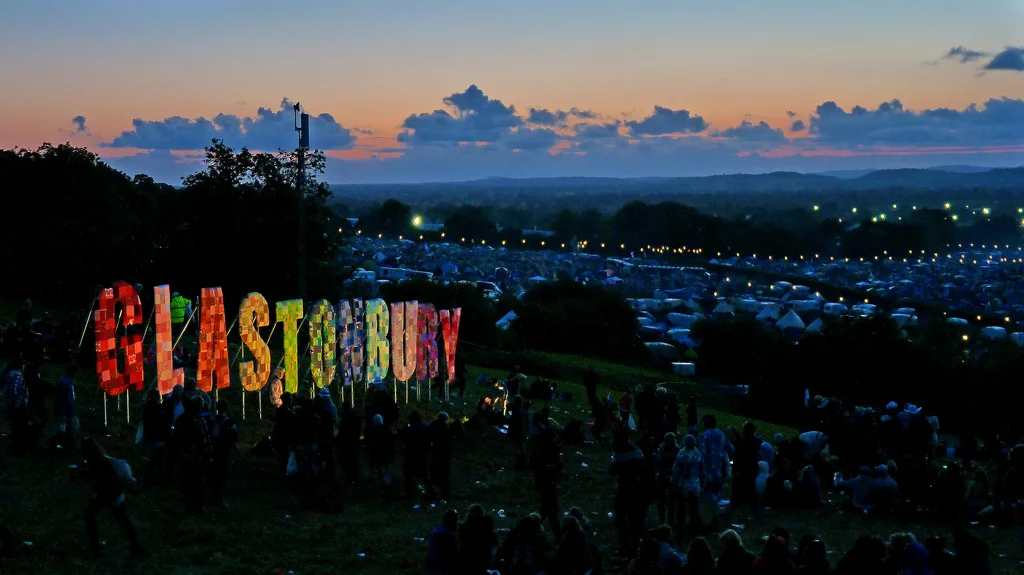 Chris Cook Magic performing at Glastonbury Festival
