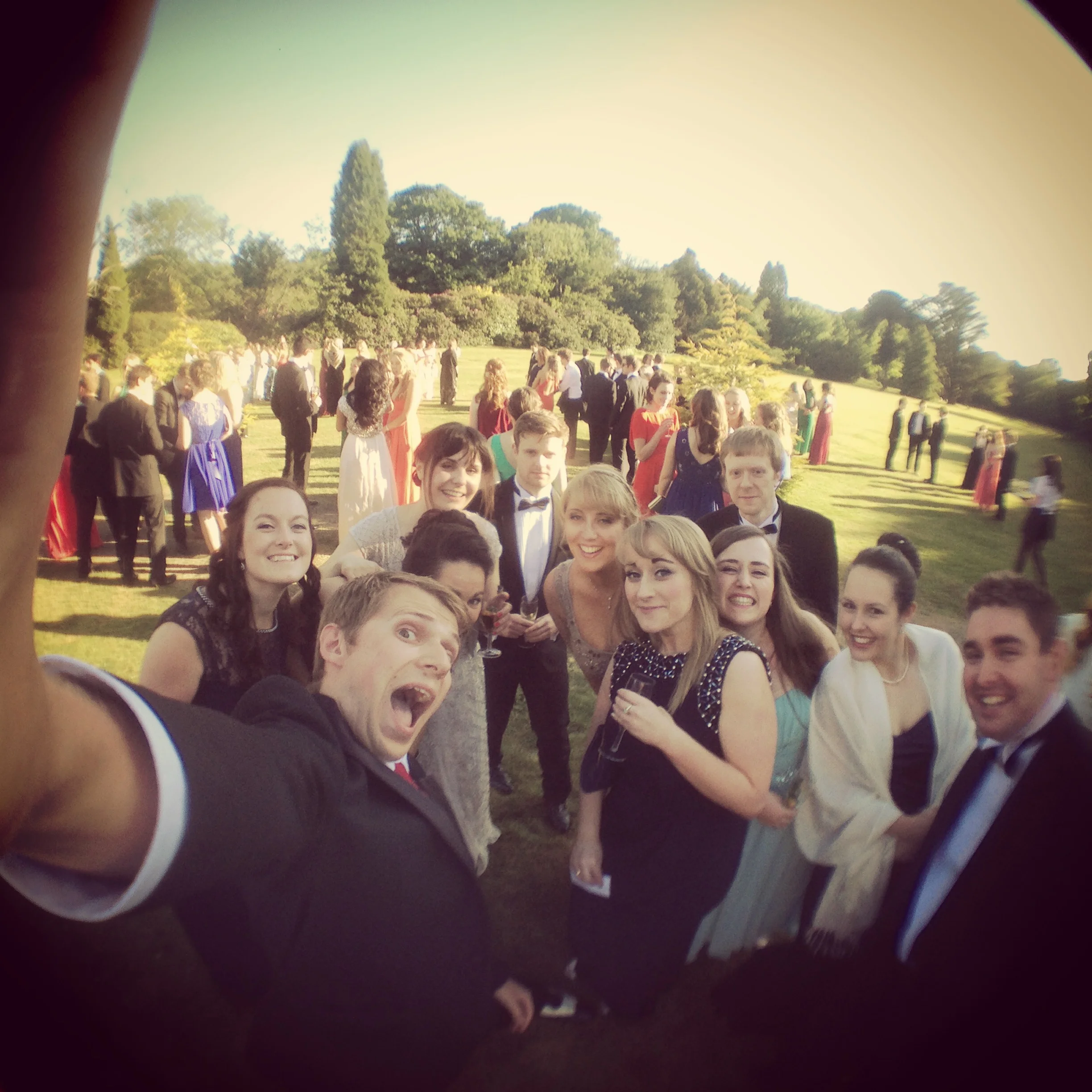 Performing to Newcastle Medical students