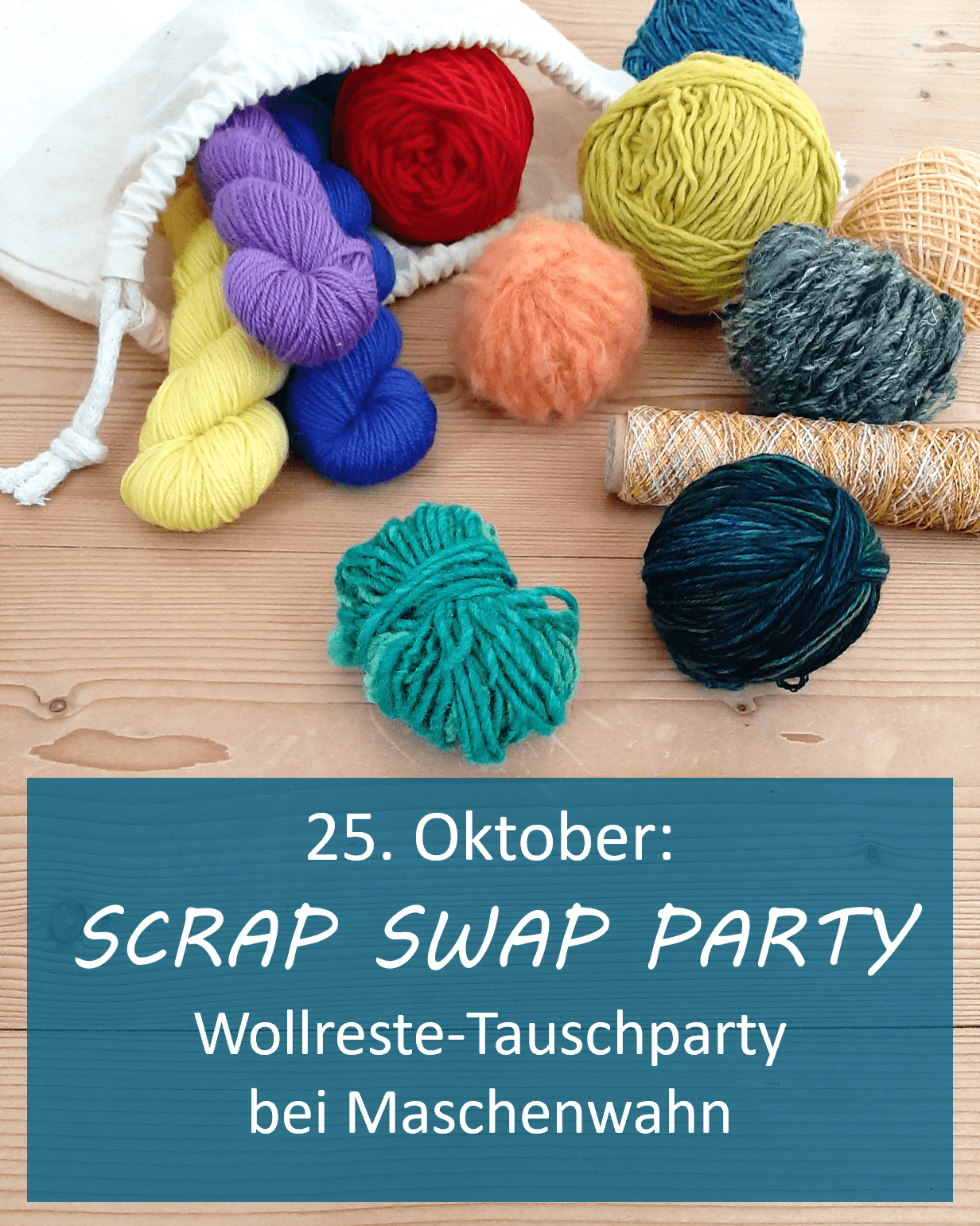 Wollreste-Tauschparty