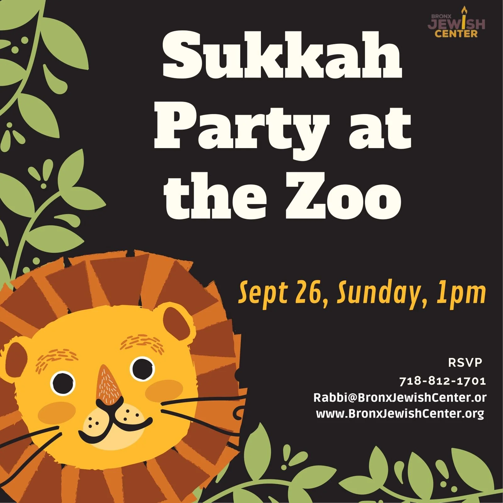 Sukkah Party at the Zoo