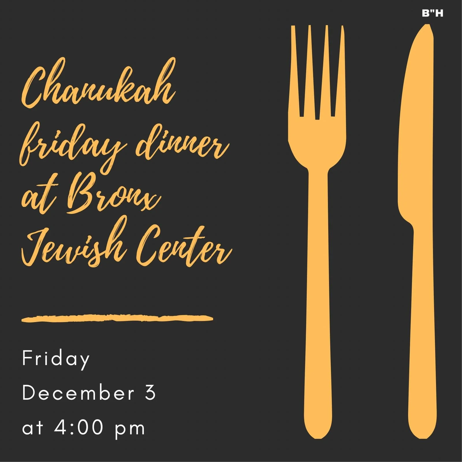 Chanukah Dinner