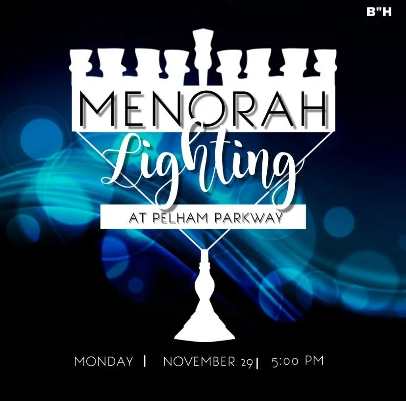 Menorah Lighting at Pelham Parkway