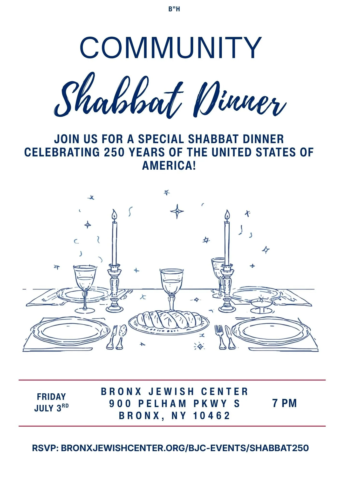 Community Shabbat Dinner