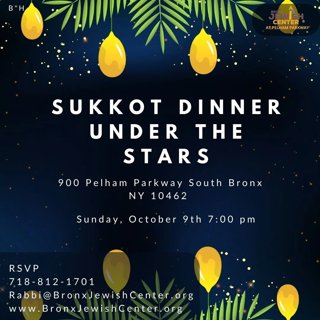 SUKKOT DINNER UNDER THE STARS